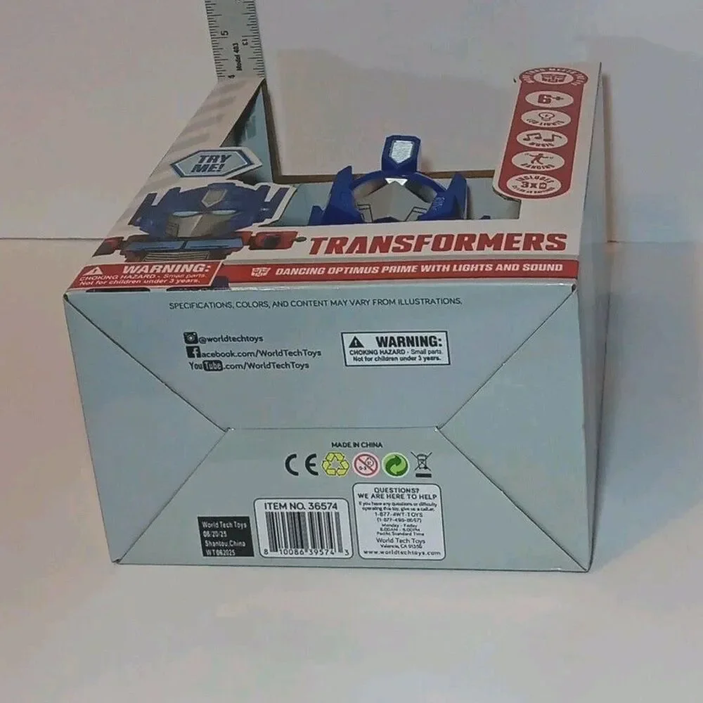 Transformers Dancing Optimus Prime Action Figure With Lights And Sound NEW